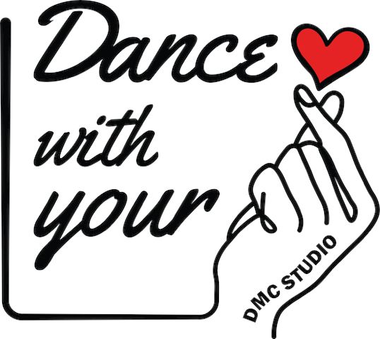 Logo a forma di cuore di DMC Studio – danza e musica a Lugano
